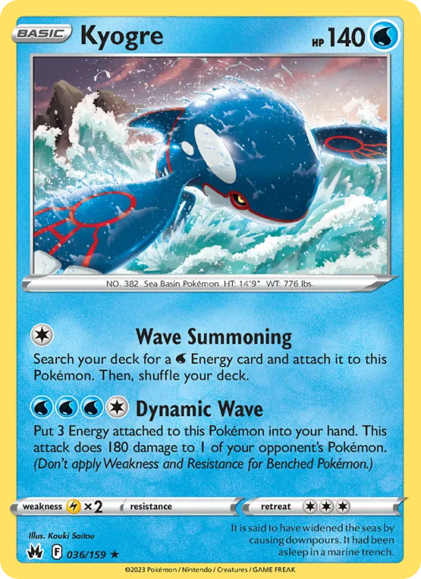 Kyogre #036/159
