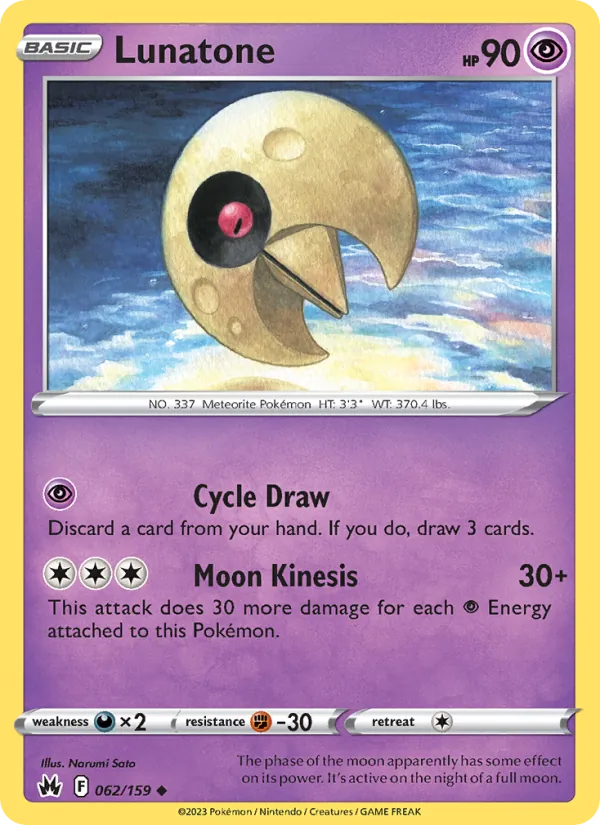 Lunatone #062/159