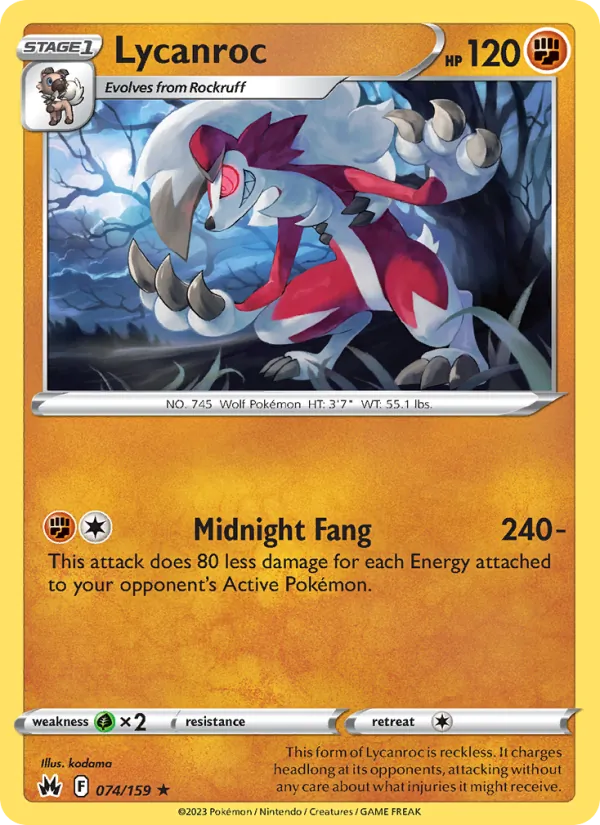 Lycanroc #074/159