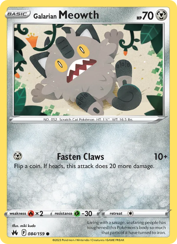 Galarian Meowth #084/159
