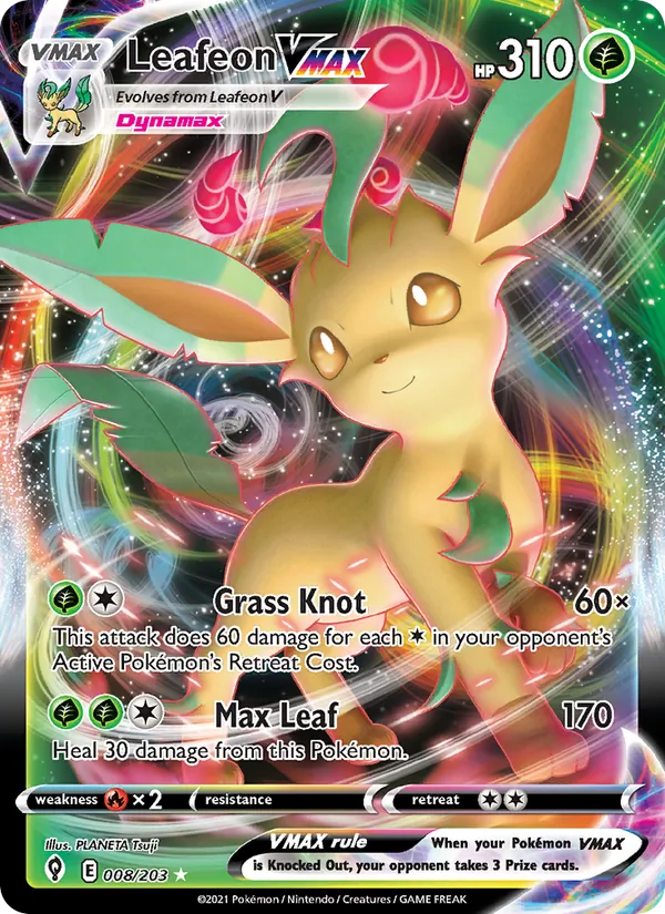 Leafeon VMAX #8/203