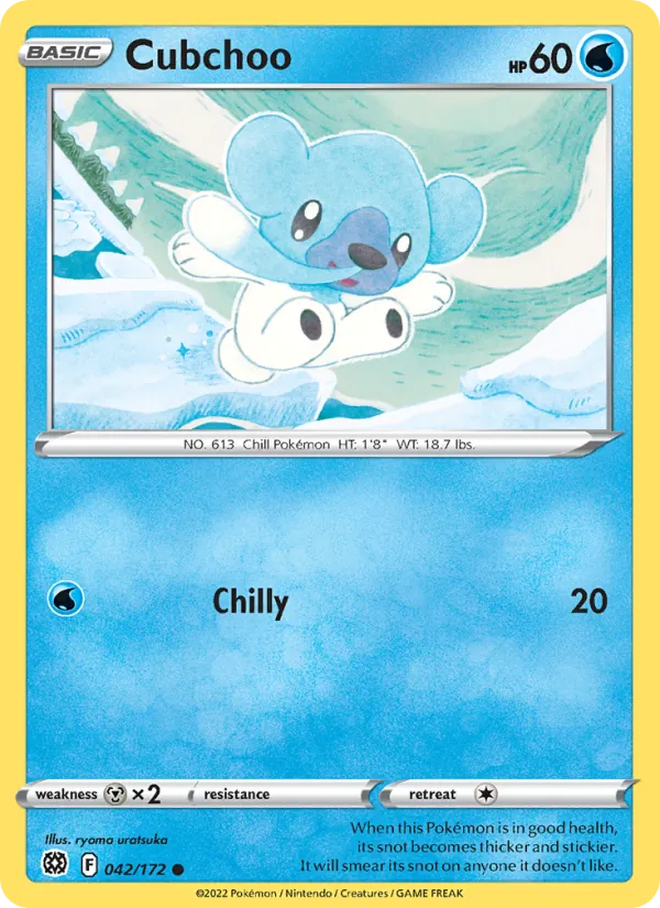 Cubchoo #042/172