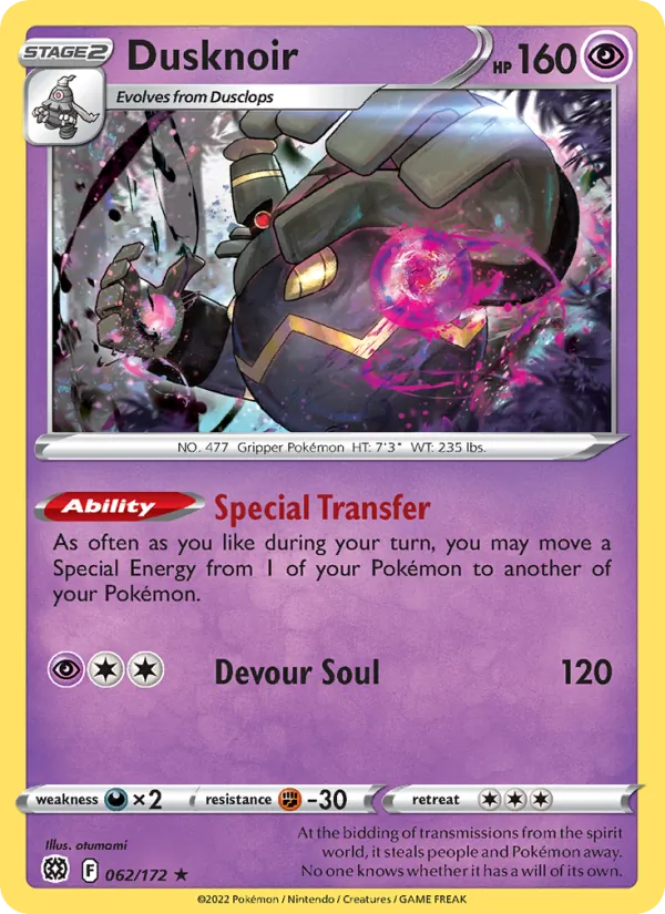 Dusknoir #062/172