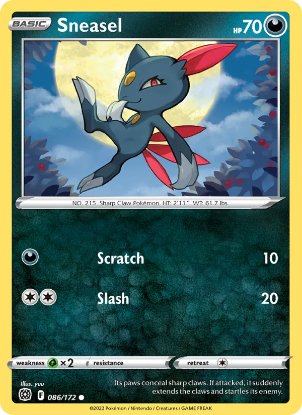 Sneasel #086/172