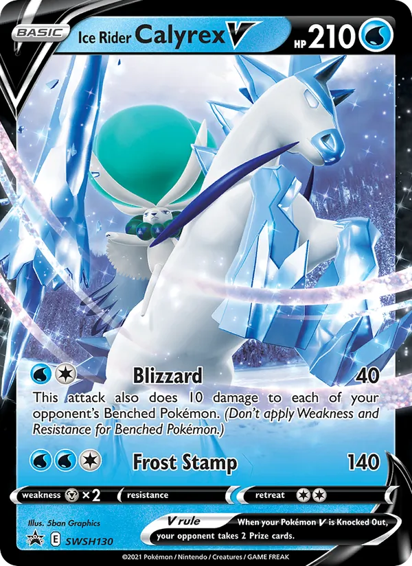 Ice Rider Calyrex V SWSH130