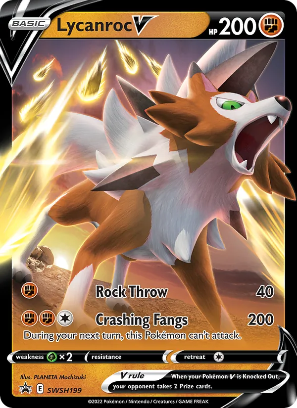 Lycanroc V SWSH199