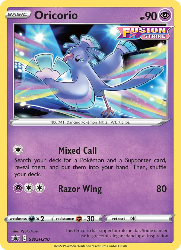 Oricorio SWSH210