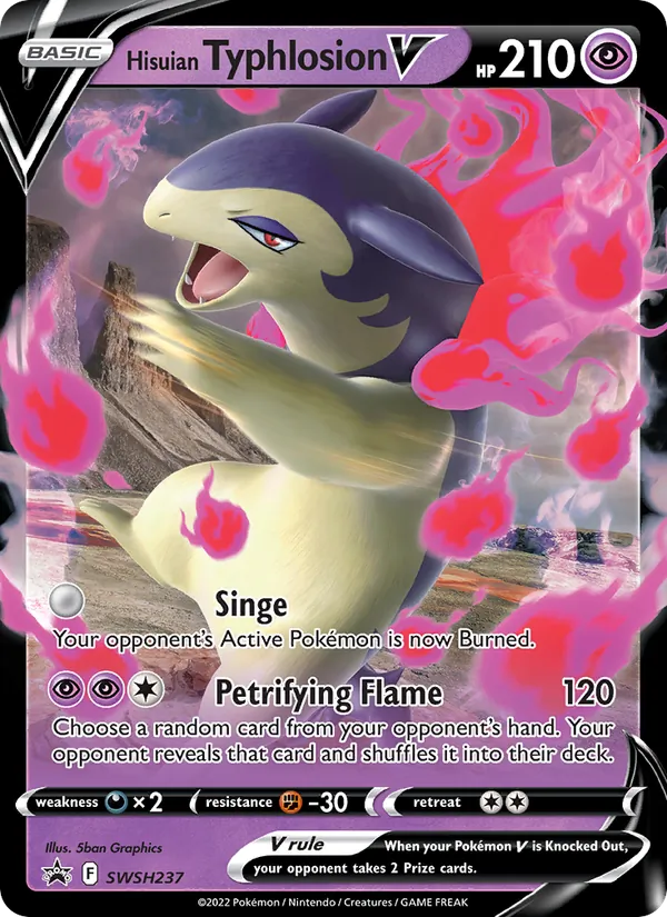 Hisuian Typhlosion V SWSH237