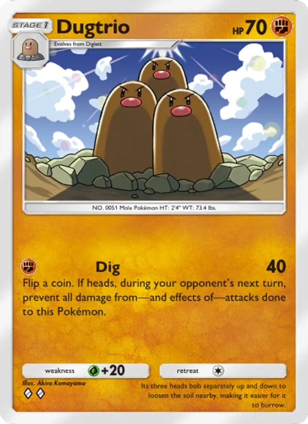 Dugtrio #140/226