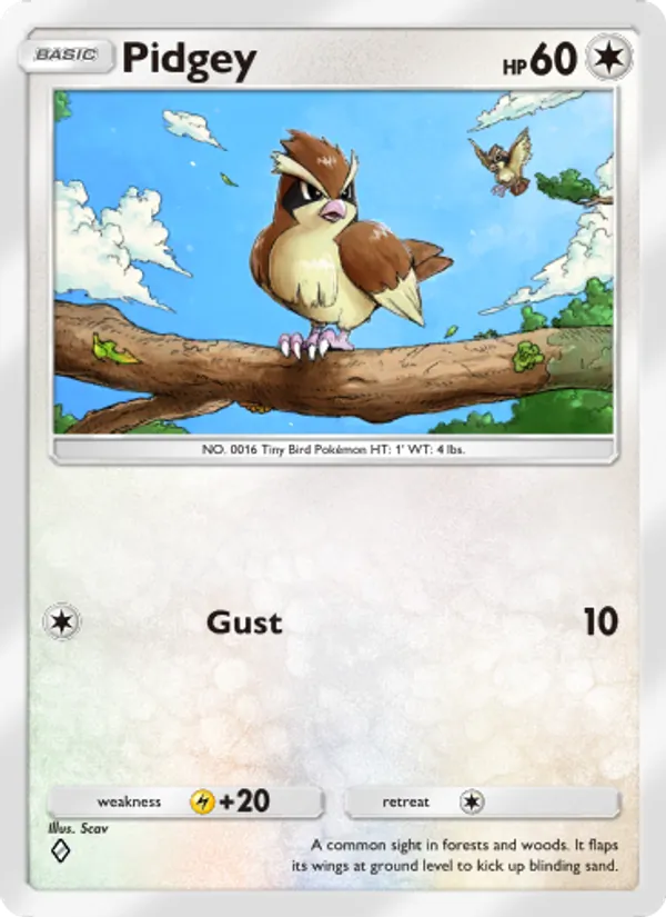 Pidgey #186/226
