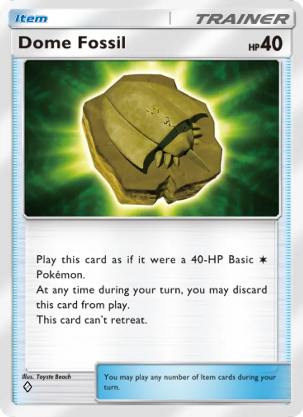 Dome Fossil #217/226
