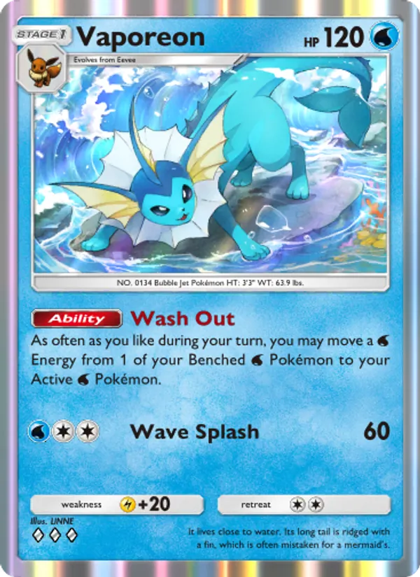 Vaporeon #019/68