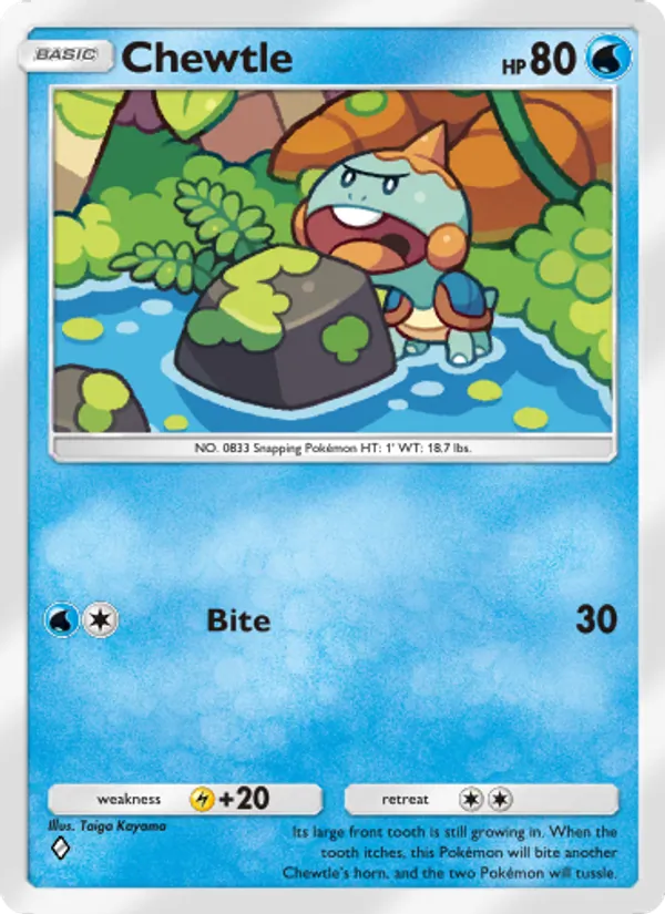 Chewtle #022/68