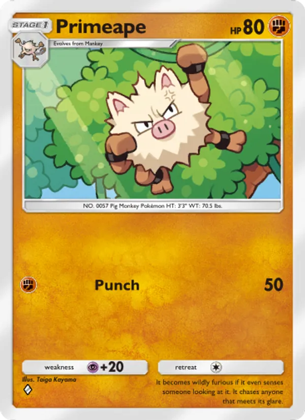 Primeape #042/68