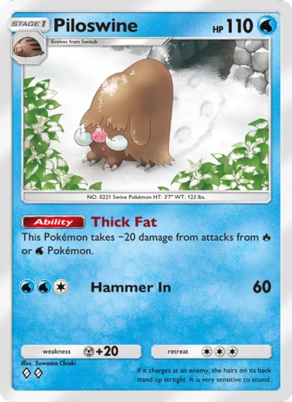 Piloswine #032/140