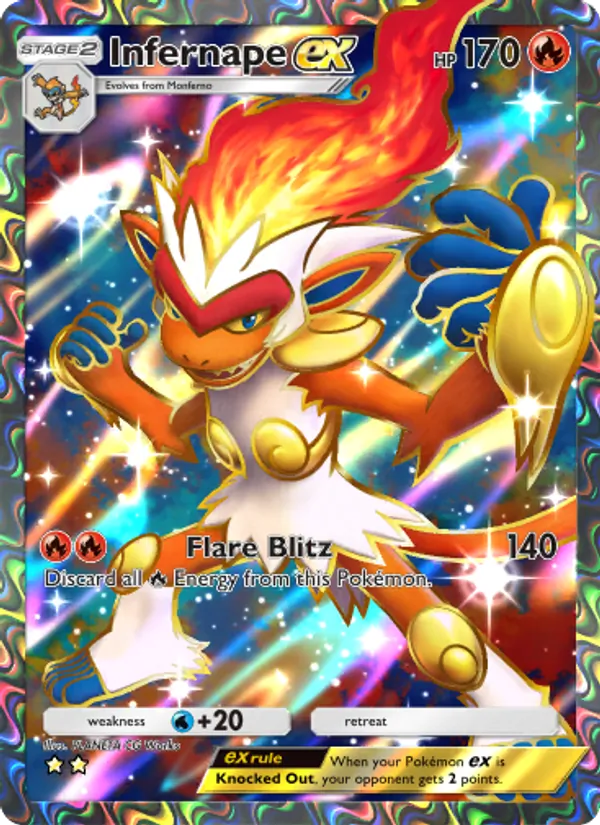 Infernape ex #181/140