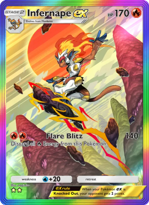 Infernape ex #197/140