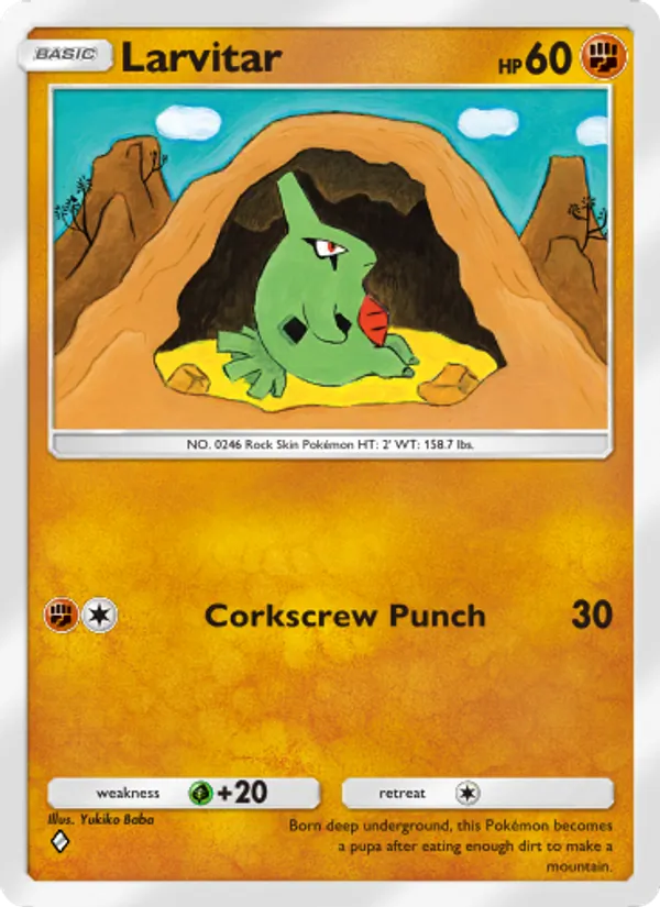 Larvitar #039/75