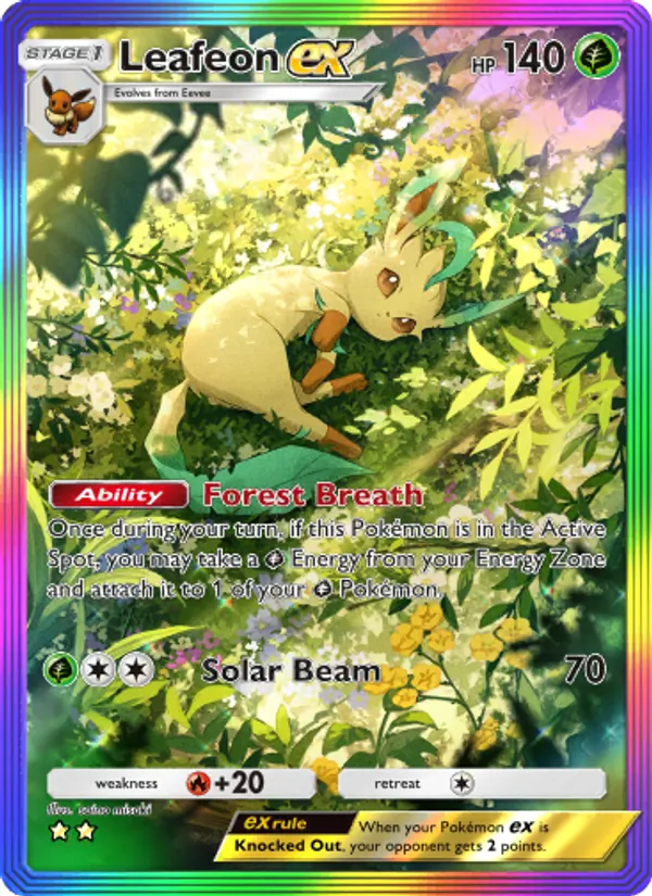 Leafeon ex #091/75