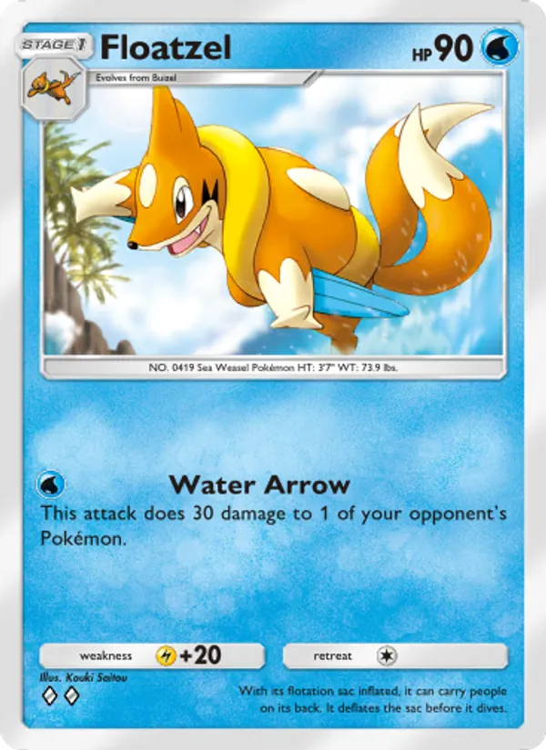 Floatzel #017/72