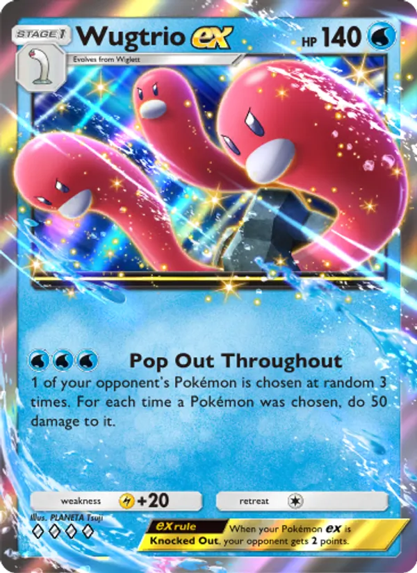 Wugtrio ex #019/72
