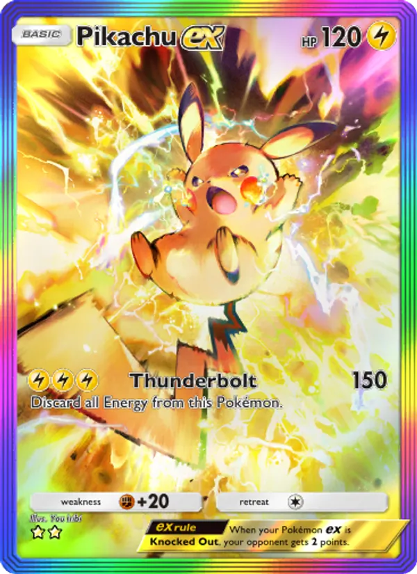 Pikachu ex #092/72