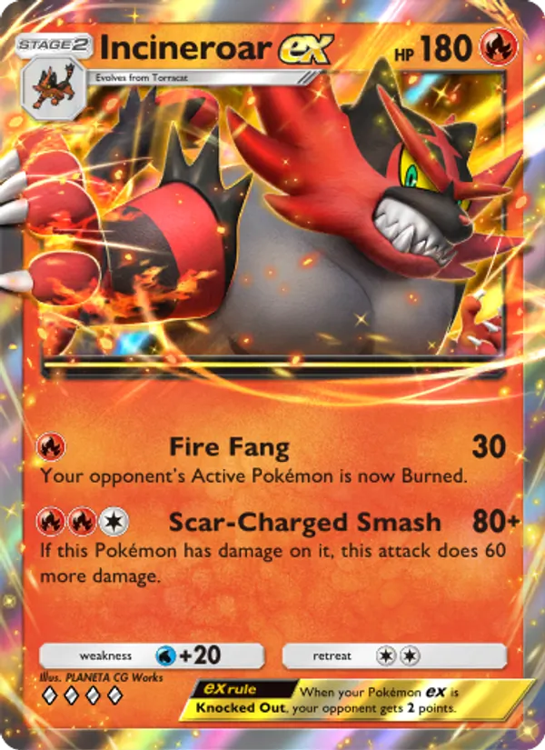 Incineroar ex #033/155