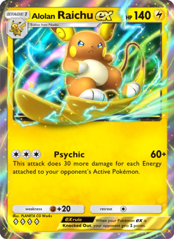 Alolan Raichu ex #058/155