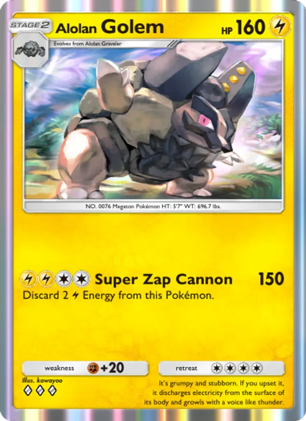 Alolan Golem #061/155