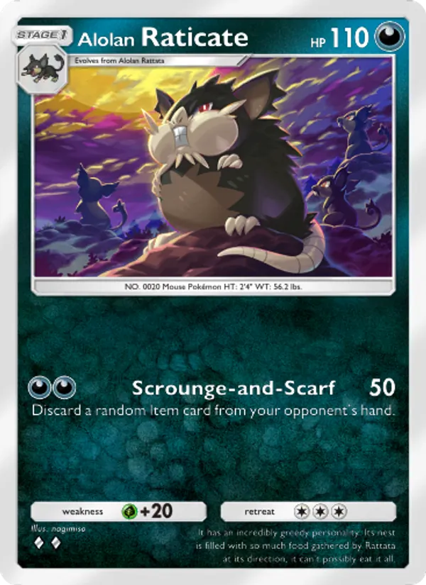 Alolan Raticate #107/155