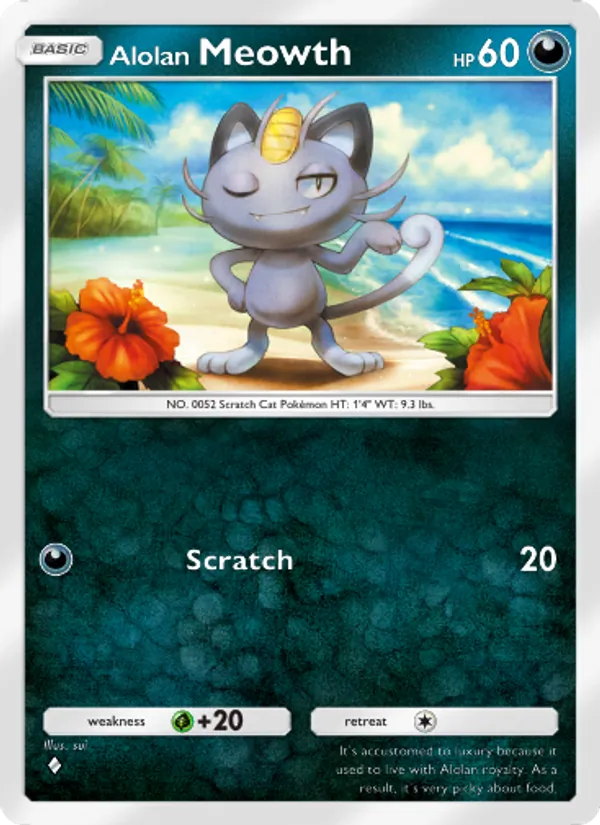 Alolan Meowth #108/155
