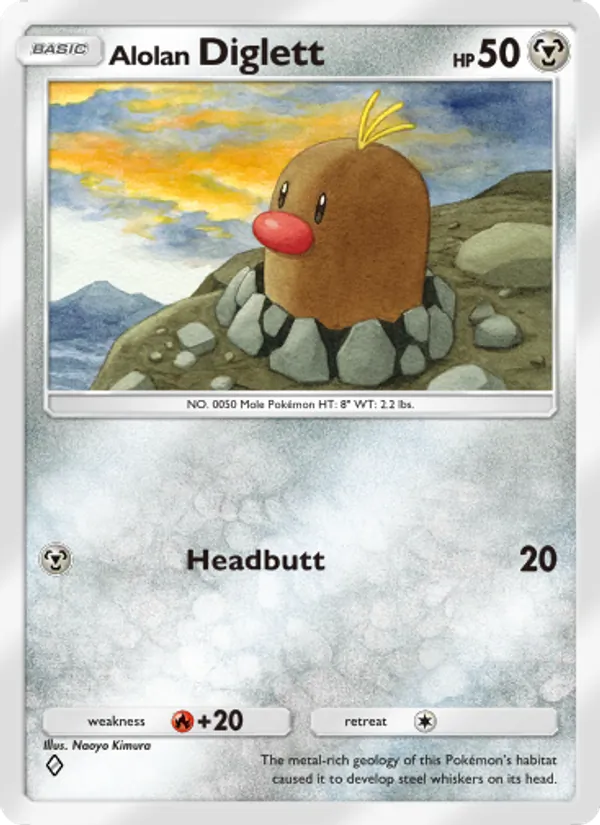 Alolan Diglett #117/155