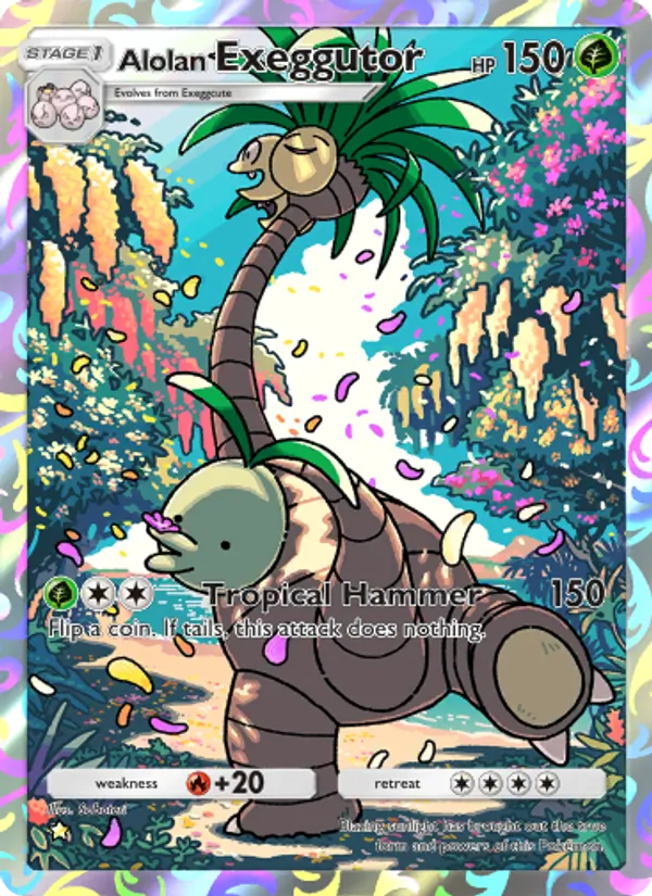 Alolan Exeggutor #156/155