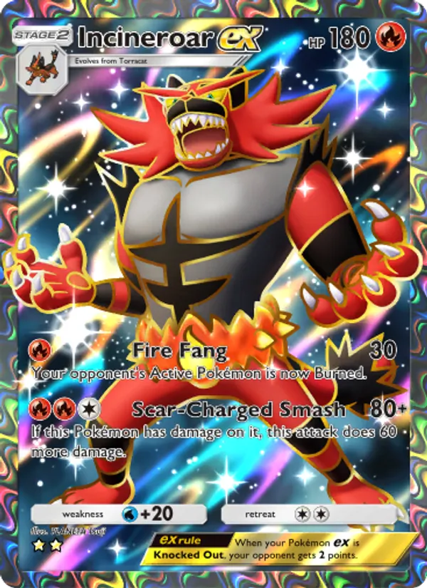 Incineroar ex #182/155