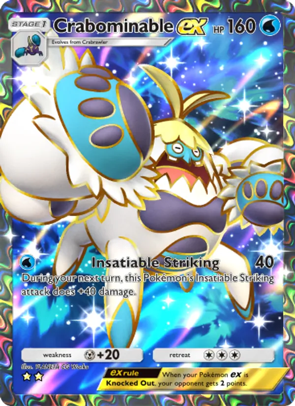Crabominable ex #183/155