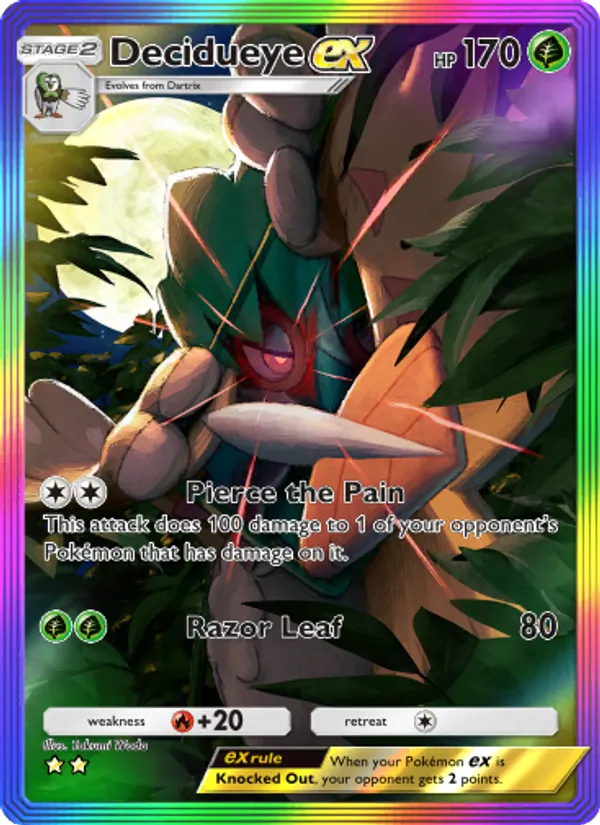 Decidueye ex #198/155