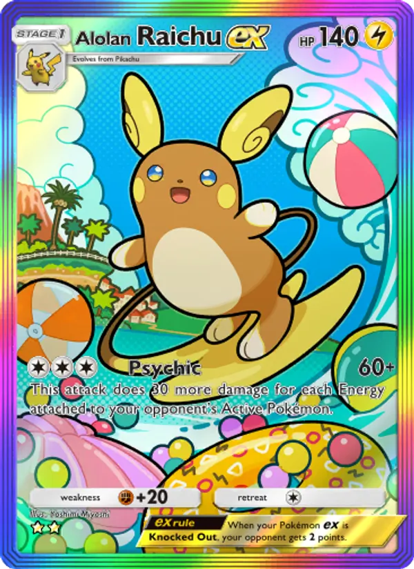 Alolan Raichu ex #203/155