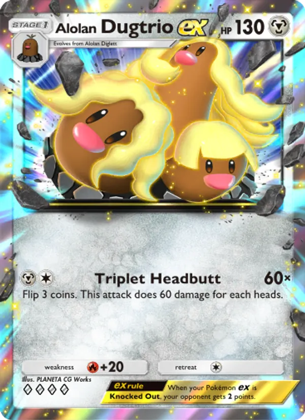Alolan Dugtrio ex #047/69
