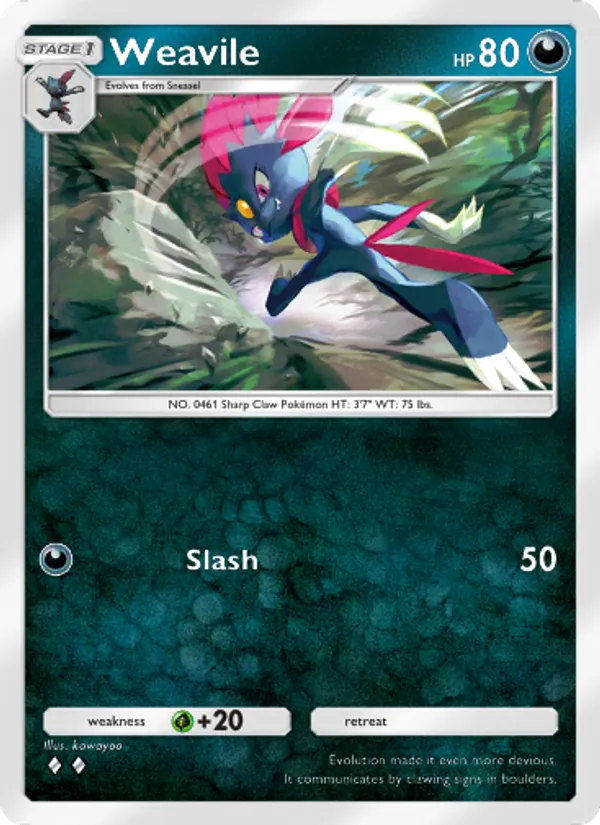 Weavile #116/161
