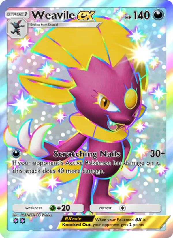 Weavile ex #238/161