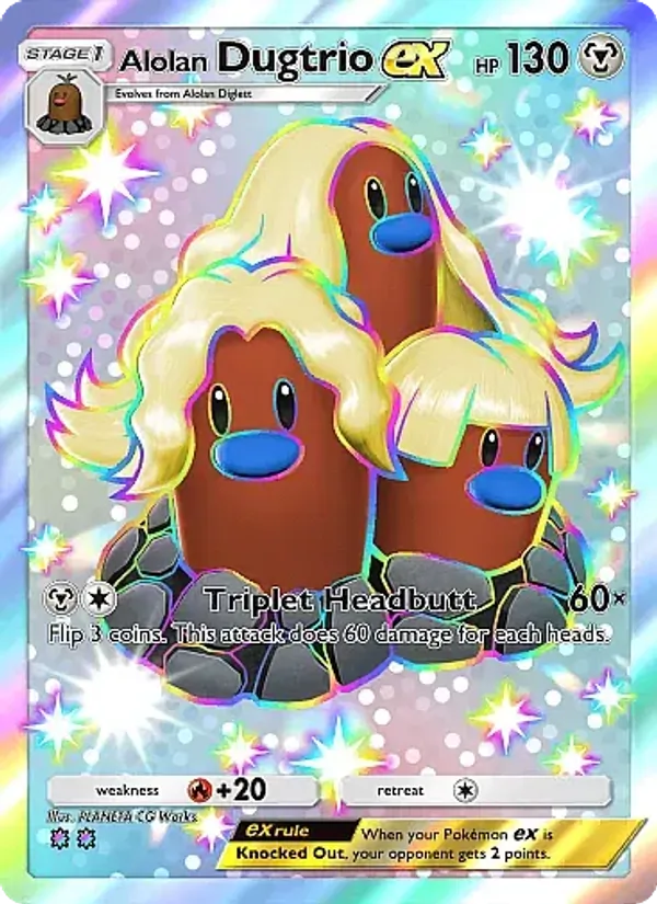Alolan Dugtrio ex #325/226