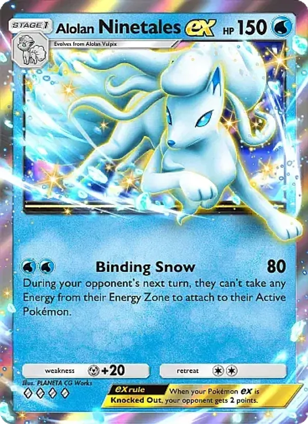Alolan Ninetales ex #029/155