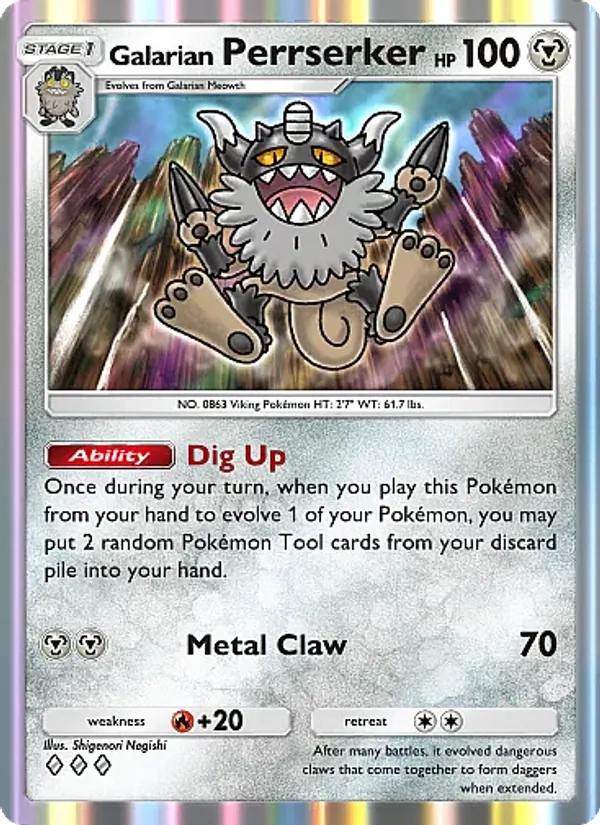 Galarian Perrserker #111/155
