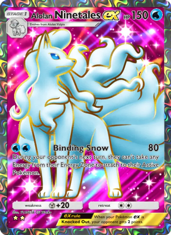 Alolan Ninetales ex #182/155