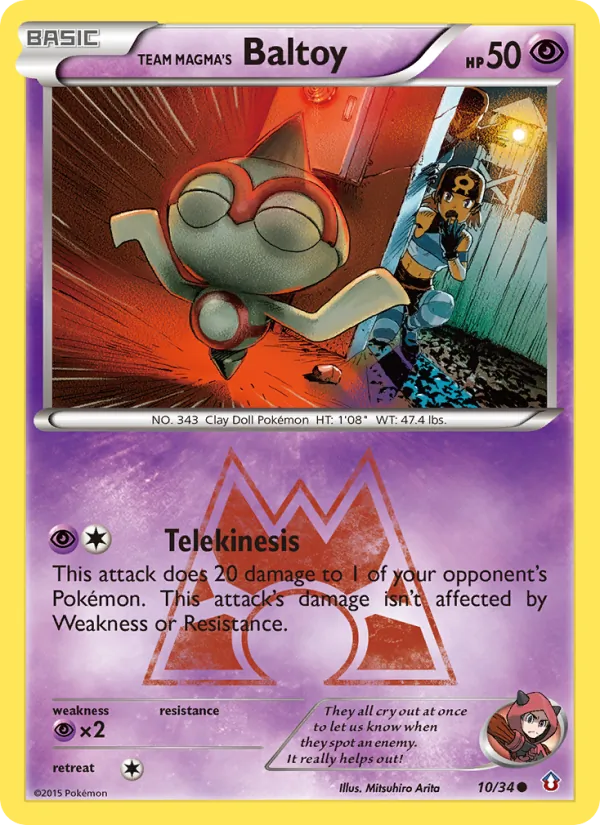 Team Magma's Baltoy #10/34