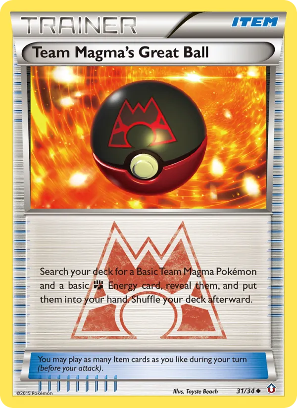 Team Magma's Great Ball #31/34