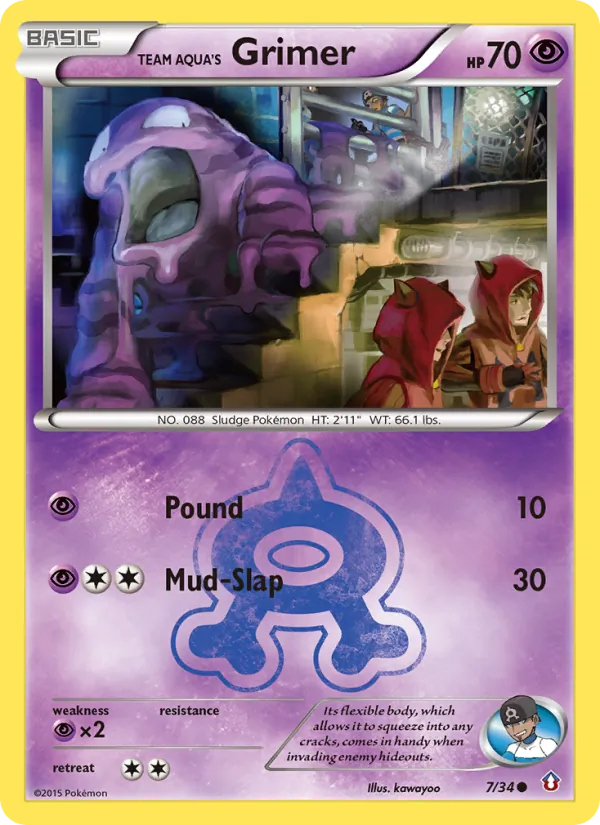 Team Aqua's Grimer #7/34