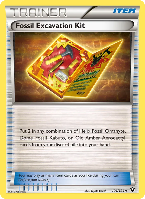 Fossil Excavation Kit #101/124