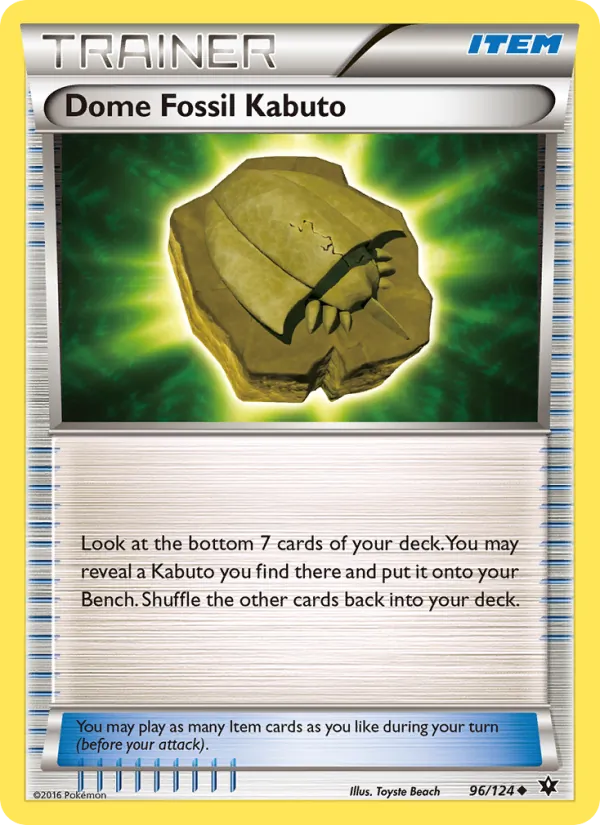 Dome Fossil Kabuto #96/124