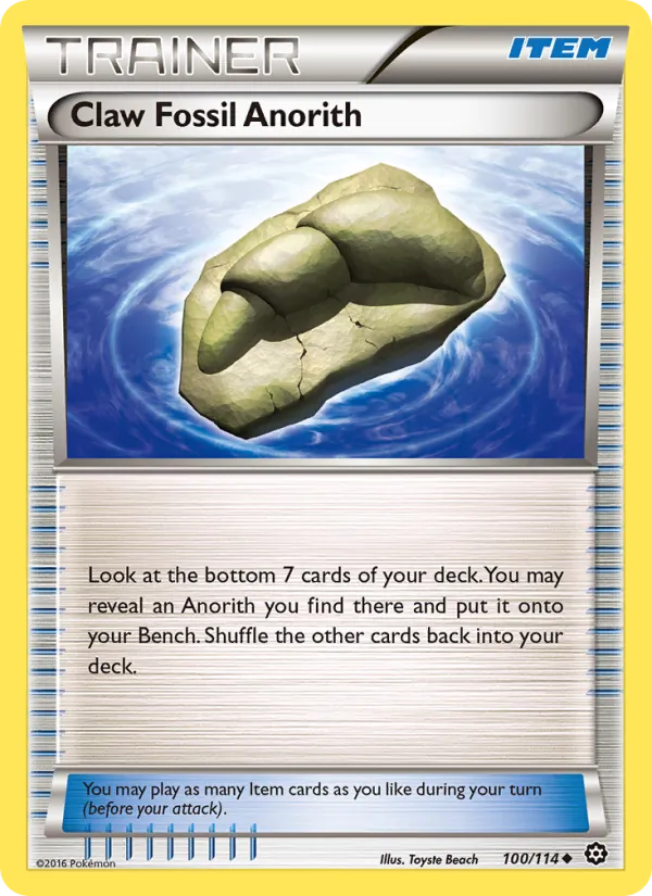 Claw Fossil Anorith #100/114